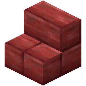Cinnabar Brick Stairs — representative authorized Minecraft asset