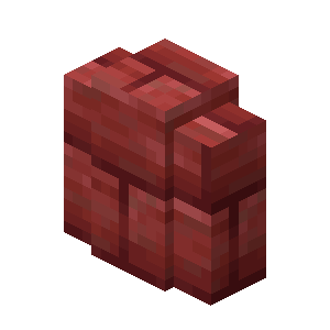 Cinnabar Brick Wall — representative authorized Minecraft asset