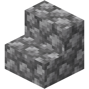 Cobblestone Stairs — representative authorized Minecraft asset