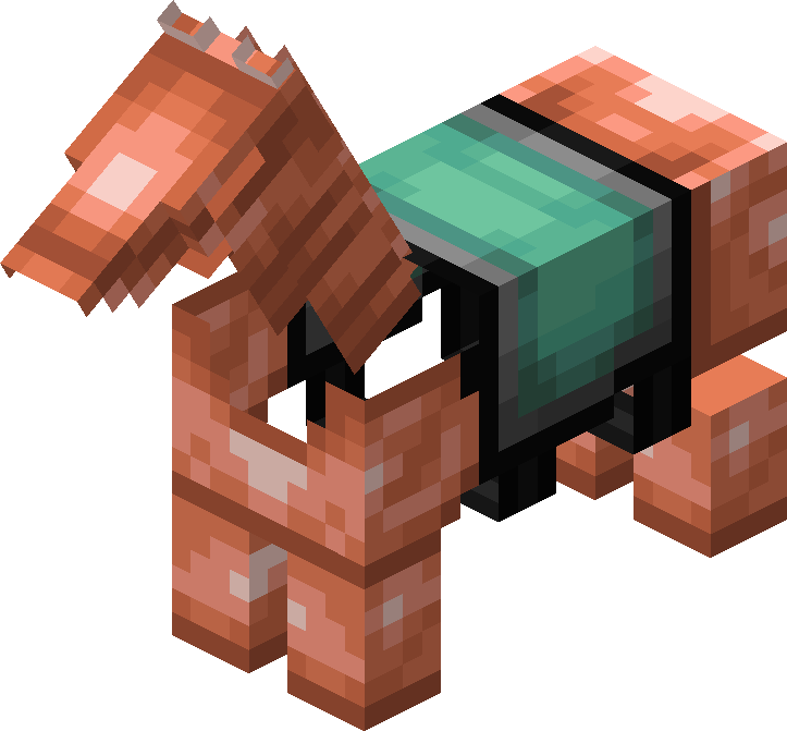 Copper Horse Armor — representative authorized Minecraft asset