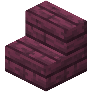 Crimson Stairs — representative authorized Minecraft asset