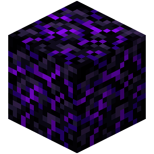 Crying Obsidian — representative authorized Minecraft asset