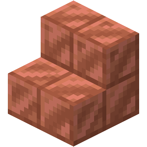 Cut Copper Stairs — representative authorized Minecraft asset