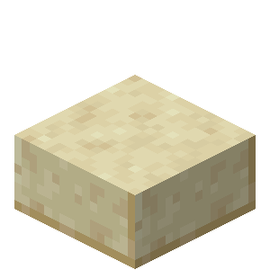 Cut Sandstone Slab — representative authorized Minecraft asset