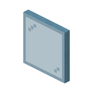 Cyan Stained Glass Pane — representative authorized Minecraft asset
