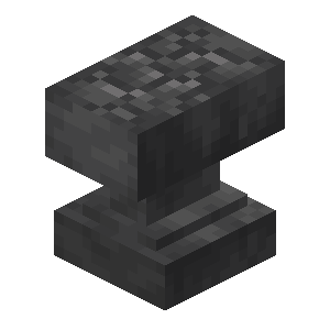 Damaged Anvil — representative authorized Minecraft asset