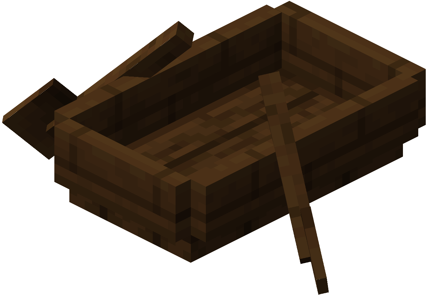 Dark Oak Boat — representative authorized Minecraft asset