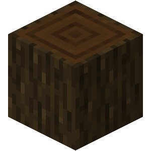 Dark Oak Log — representative authorized Minecraft asset