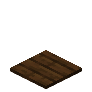 Dark Oak Pressure Plate — representative authorized Minecraft asset