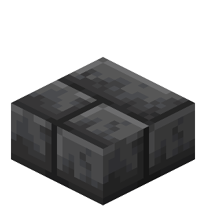 Deepslate Brick Slab — representative authorized Minecraft asset