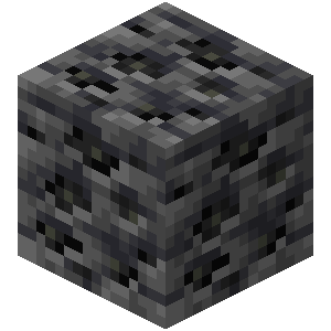 Deepslate Coal Ore — representative authorized Minecraft asset
