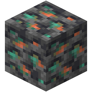 Deepslate Copper Ore — representative authorized Minecraft asset