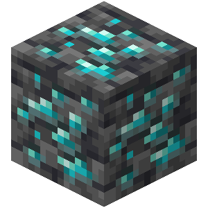 Deepslate Diamond Ore — representative authorized Minecraft asset