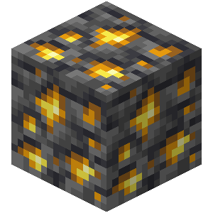 Deepslate Gold Ore — representative authorized Minecraft asset