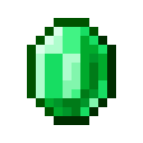 Emerald — representative authorized Minecraft asset