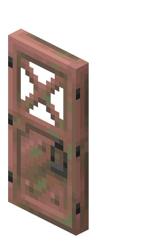 Exposed Copper Door — representative authorized Minecraft asset