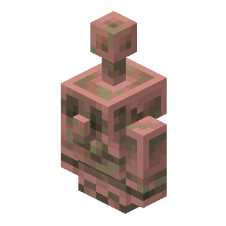 Exposed Copper Golem Statue — representative authorized Minecraft asset
