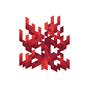 Fire Coral — representative authorized Minecraft asset