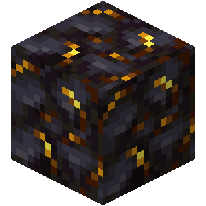 Gilded Blackstone — representative authorized Minecraft asset