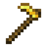 Golden Hoe — representative authorized Minecraft asset