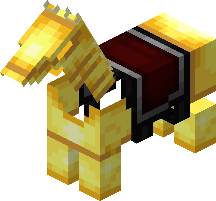 Golden Horse Armor — representative authorized Minecraft asset