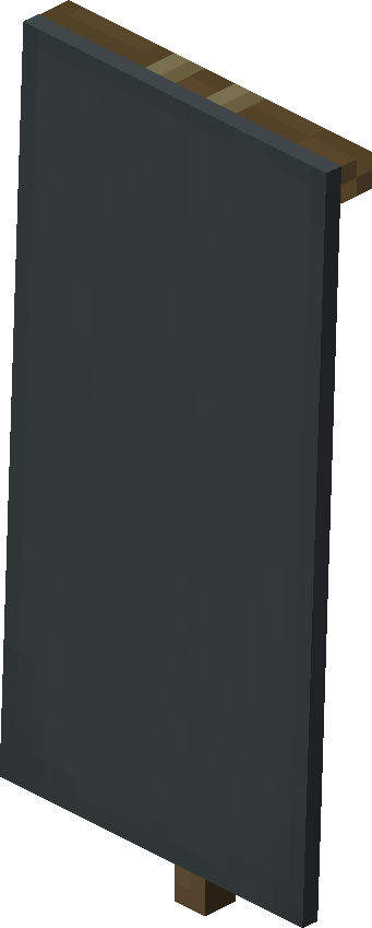 Gray Banner — representative authorized Minecraft asset