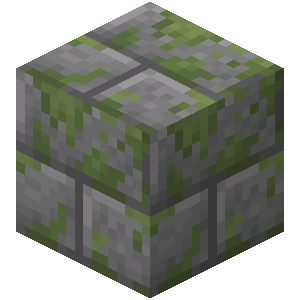 Infested Mossy Stone Bricks — representative authorized Minecraft asset