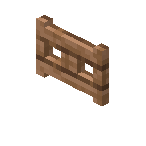 Jungle Fence Gate — representative authorized Minecraft asset