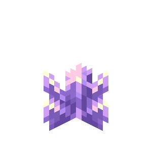Large Amethyst Bud — representative authorized Minecraft asset