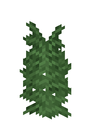 Large Fern — representative authorized Minecraft asset