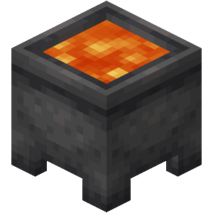 Lava Cauldron — representative authorized Minecraft asset