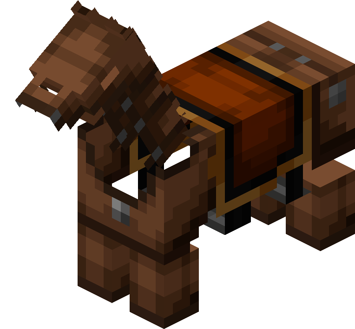 Leather Horse Armor — representative authorized Minecraft asset