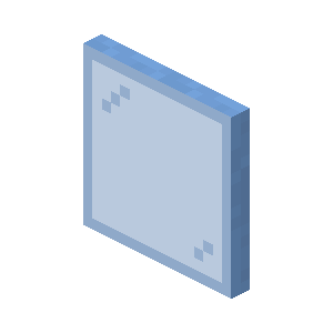 Light Blue Stained Glass Pane — representative authorized Minecraft asset