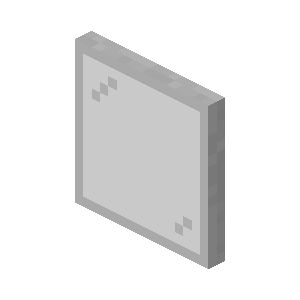 Light Gray Stained Glass Pane — representative authorized Minecraft asset