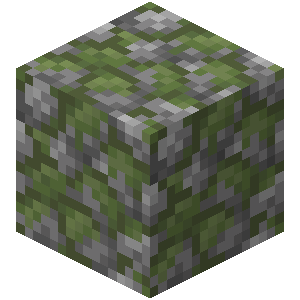 Mossy Cobblestone — representative authorized Minecraft asset