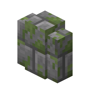 Mossy Stone Brick Wall — representative authorized Minecraft asset