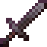 Netherite Sword — representative authorized Minecraft asset