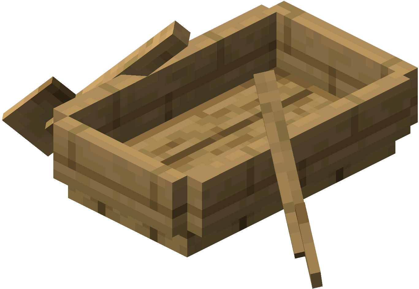 Oak Boat — representative authorized Minecraft asset