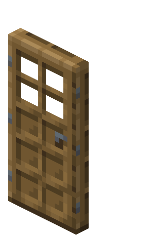 Oak Door — representative authorized Minecraft asset