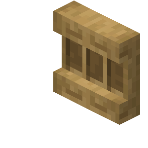 Oak Shelf — representative authorized Minecraft asset