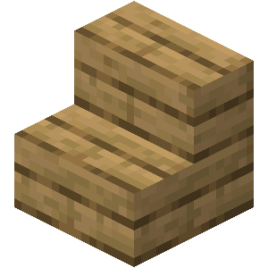 Oak Stairs — representative authorized Minecraft asset