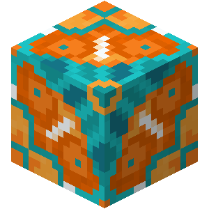 Orange Glazed Terracotta — representative authorized Minecraft asset