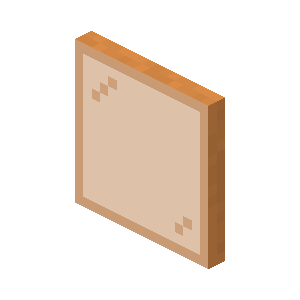 Orange Stained Glass Pane — representative authorized Minecraft asset