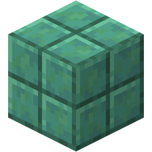 Oxidized Cut Copper — representative authorized Minecraft asset