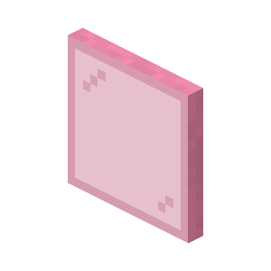 Pink Stained Glass Pane — representative authorized Minecraft asset