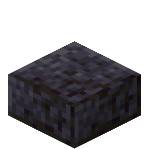 Polished Blackstone Slab — representative authorized Minecraft asset