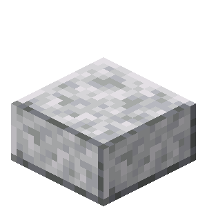 Polished Diorite Slab — representative authorized Minecraft asset