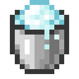 Powder Snow Bucket — representative authorized Minecraft asset