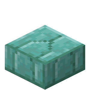 Prismarine Brick Slab — representative authorized Minecraft asset