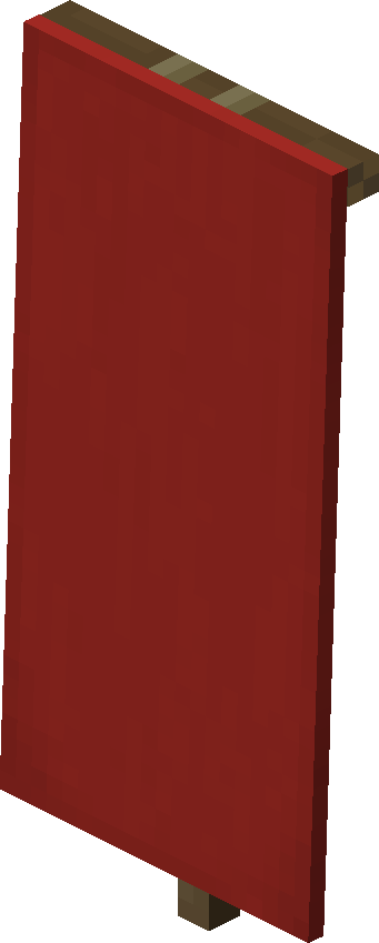 Red Banner — representative authorized Minecraft asset